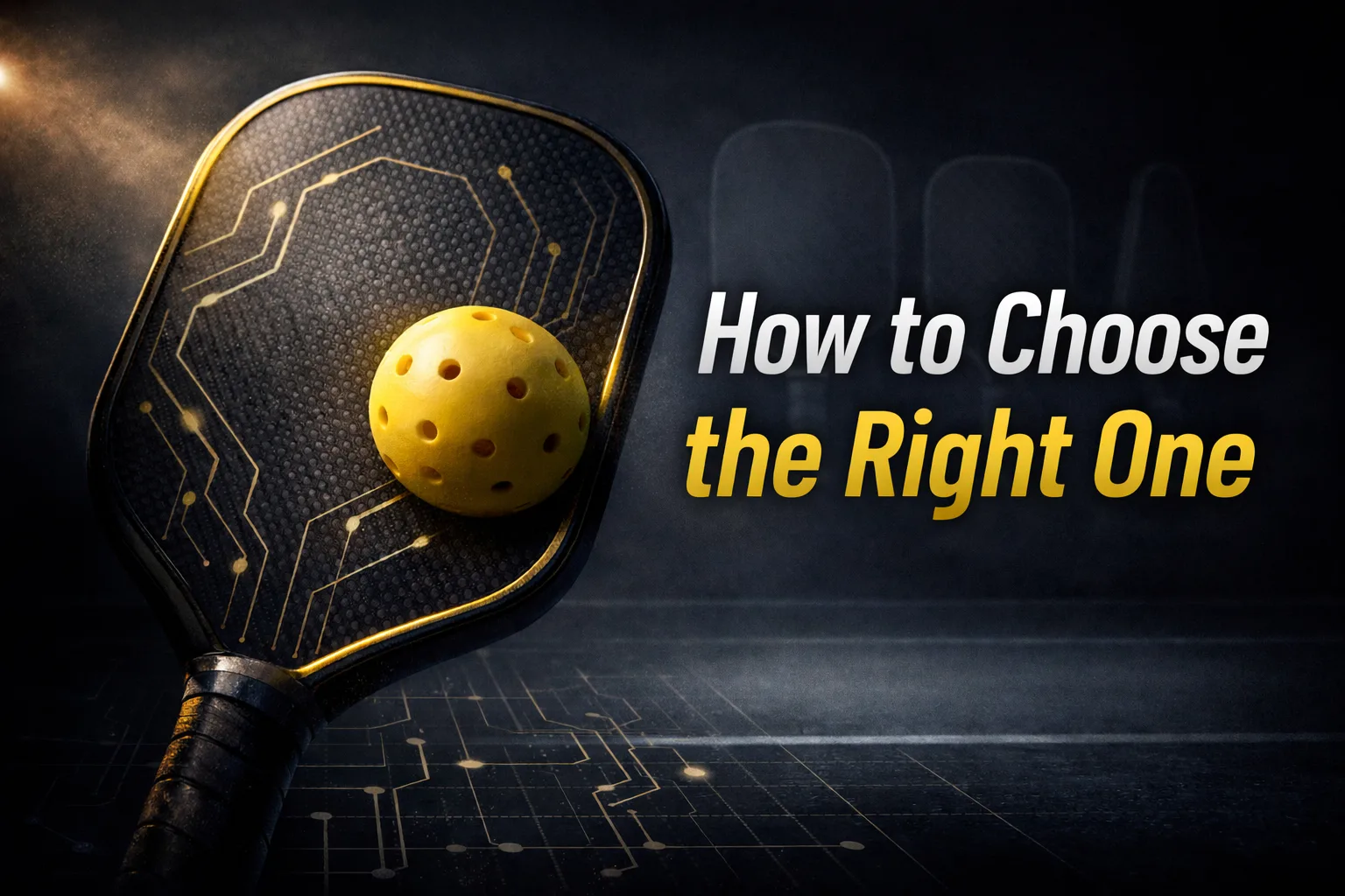 Pickleball Paddles: How to Choose the Right One